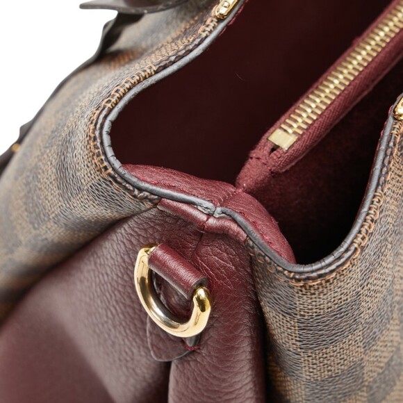 LOUIS VUITTON Brown Damier Leather Shoulder Bag - Picture 7 of 14